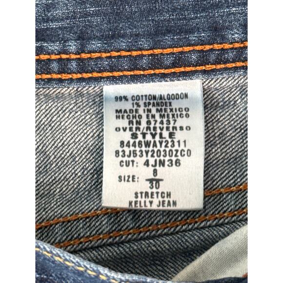 Polo Ralph Lauren Low Rise Stretch Kelly Jeans Women Size 8/30 Bootcut - Picture 2 of 9